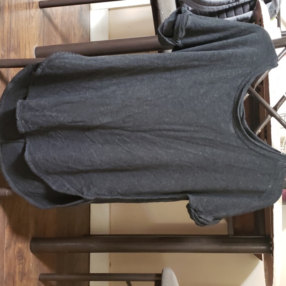Dark grey top
